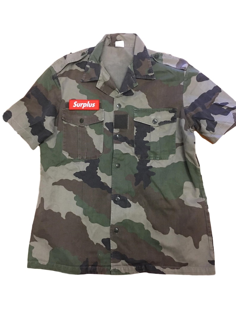 French F2 Camouflage Short Sleeve Shirt image 1