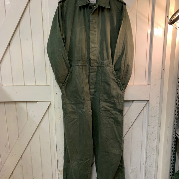 Dutch Army Issue Olive Overalls, Tank Suit