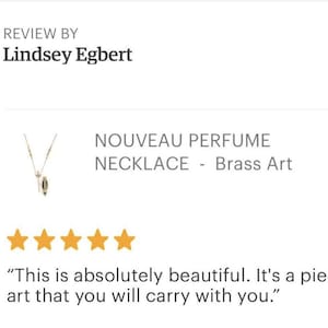 Art Nouveau Brass Perfume Bottle Necklace with Spike - NOUVEAU PERFUME NECKLACE brass image 5