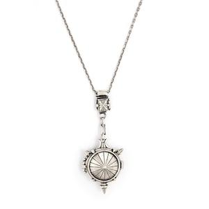 PRISM LOCKET Pendant Sterling silver -  Art Nouveau Style Women&#39;s Locket Pendant Necklace - Haus of Sparrow