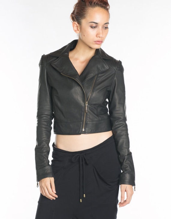 Sphynx Moto Jacket: Women's Lambskin Leather Jacket with Silk Lining