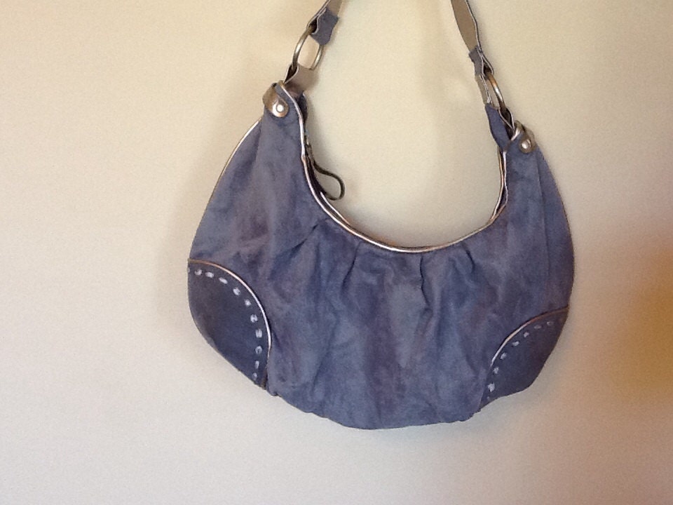 faux suede hobo bag