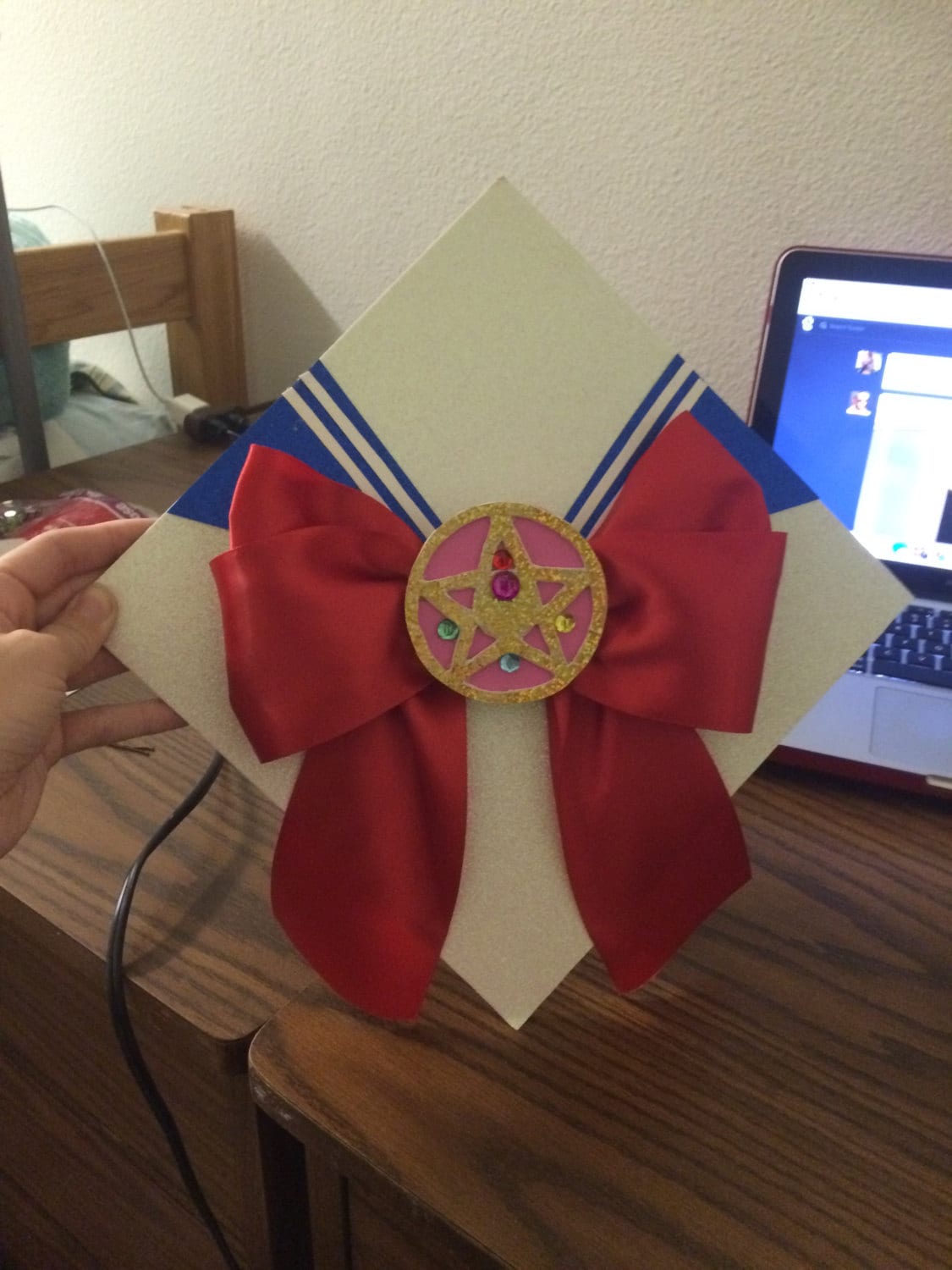 Sailor Moon Graduation Cap Tutorial SVG  PNG Files  Etsy