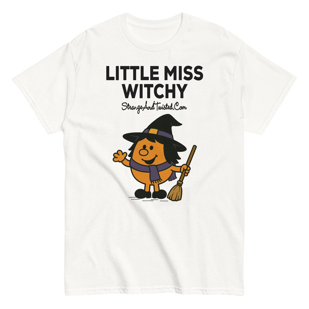Miss Witty Miss Witchy Cartoon Girl Funny Witchcraft T-shirt - Etsy