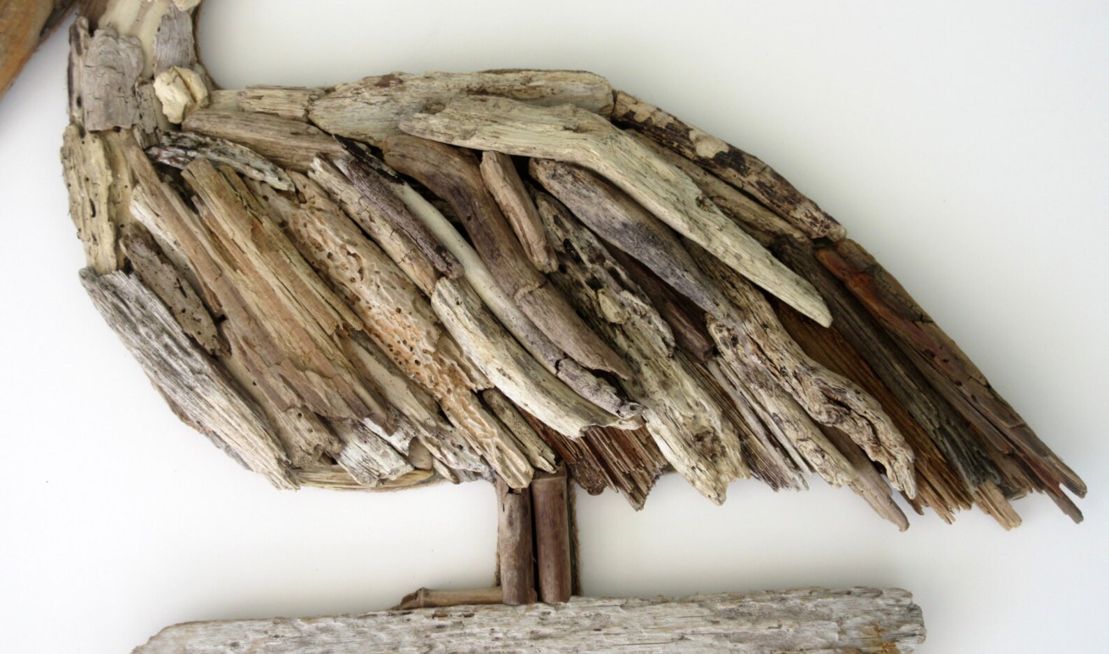 Driftwood Pelican Coastal Wall Decor Etsy