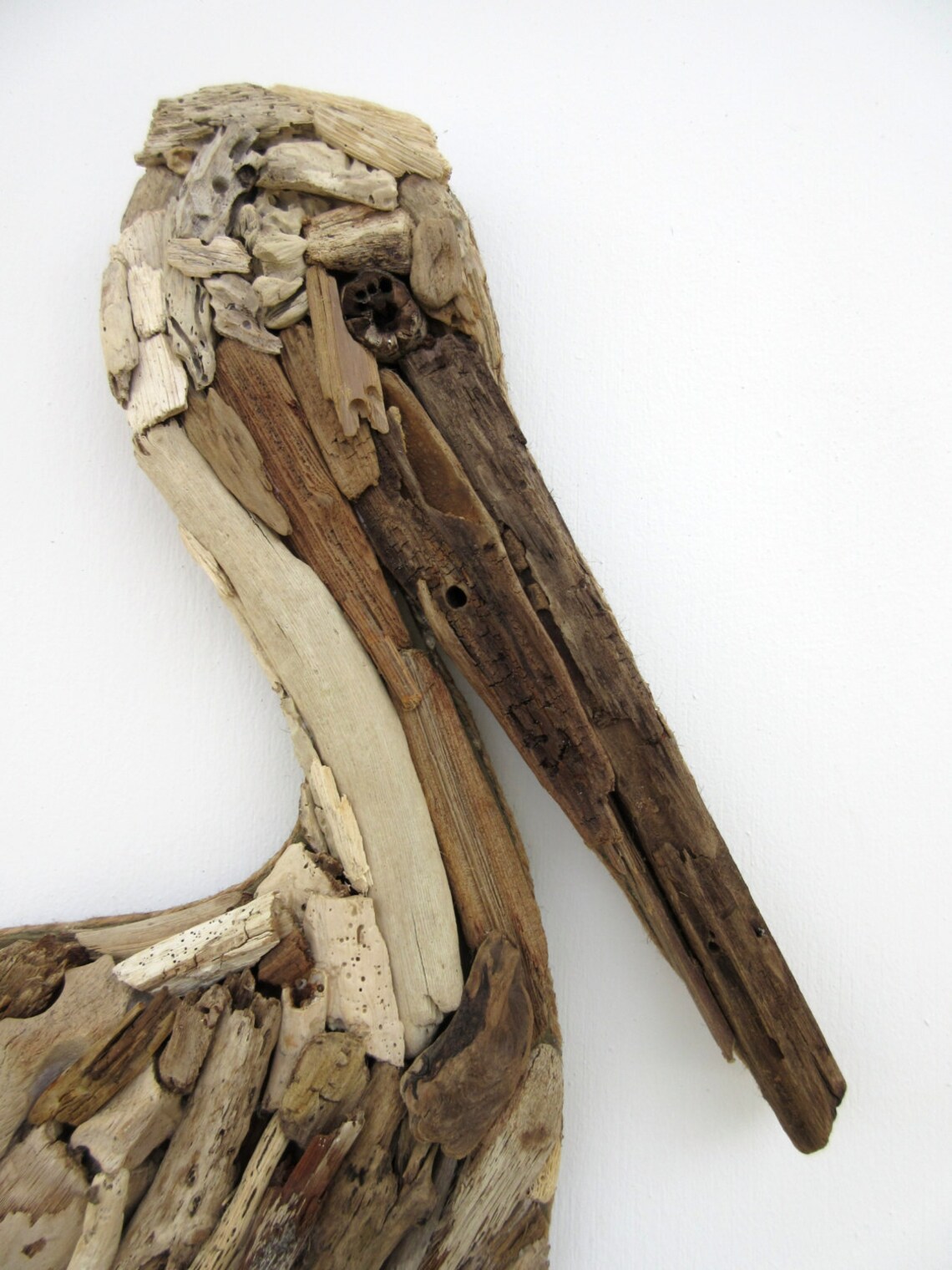 Driftwood Pelican Coastal Wall Decor Etsy