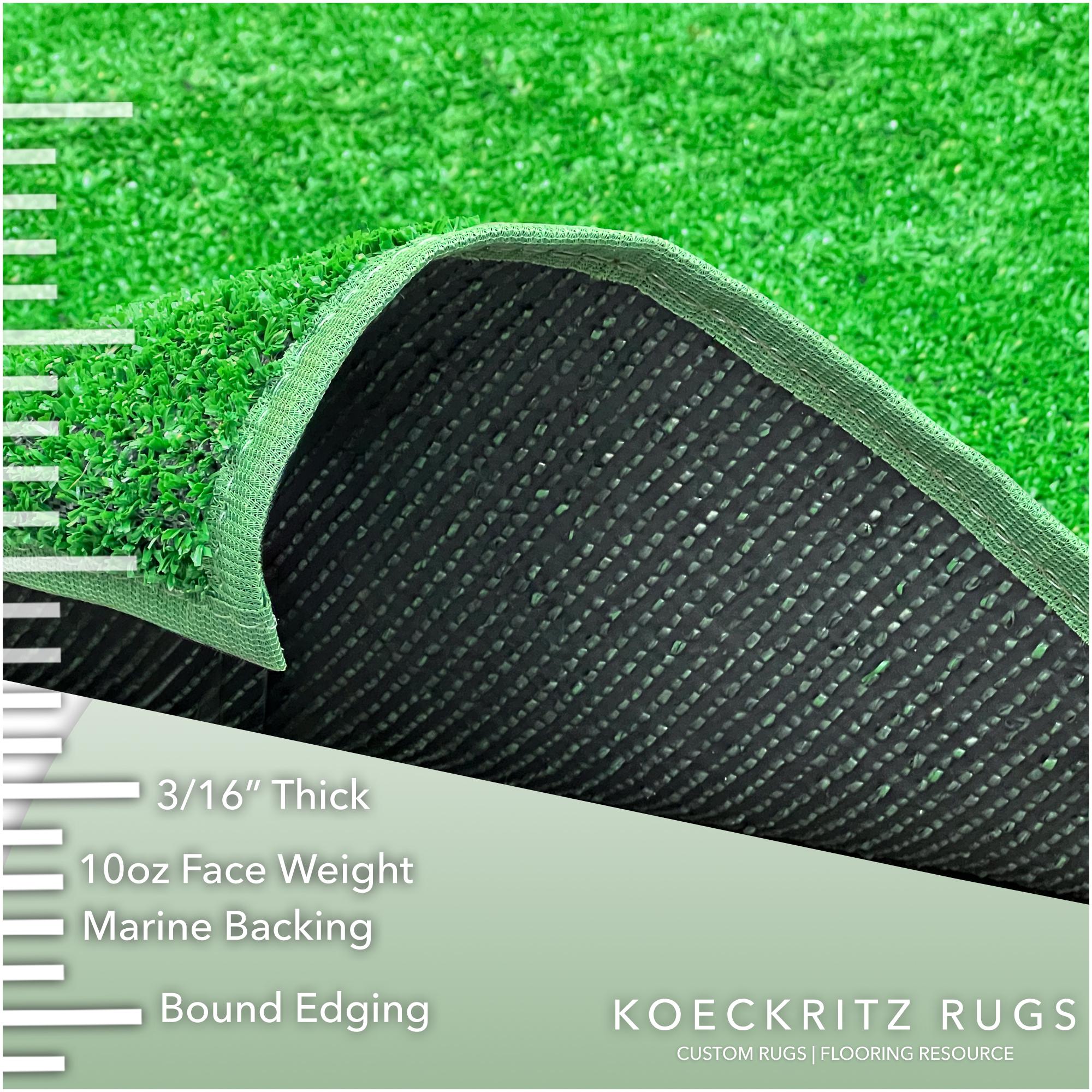Green Economy Artificial Grass Runner Rug – Indoor Outdoor Turf Rug ...