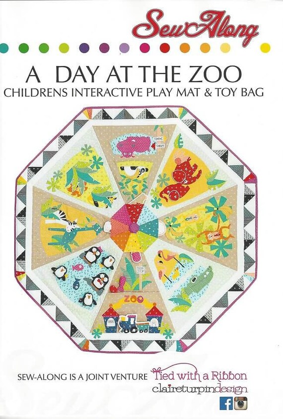 Day at the Zoo Playmat Pattern Day at the Zoo Playmat Pattern