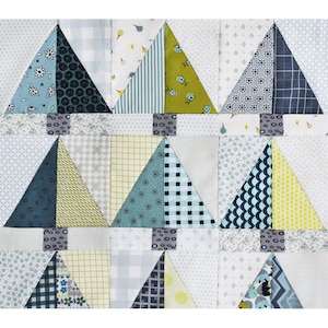 Jen Kingwell Designs: Postcard Project Half Rectangle Triangles