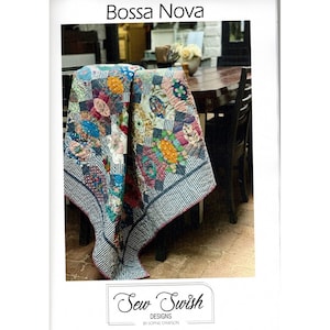 Bossa Nova Quilt Pattern and Template by Sophie Dawson of Sew Swish Designs