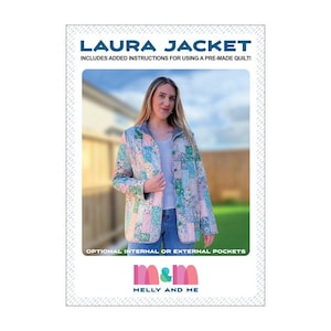 Melly and Me Sewing Pattern: Laura Jacket PAPER