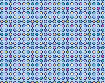 Zest Merriment Ice by Modern Quilt Studio for BENARTEX 13570-05 FAT QUARTER