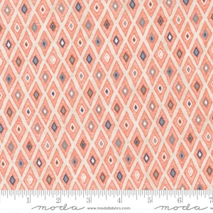 BasicGrey - Nutmeg - Cozy Checks Persimmon - Moda Fabrics 30706 14 FAT QUARTER