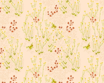 Heather Ross West Hill Revisited Pink Tall Buttercup Windham Fabrics Quilting FAT QUARTER 52877-1