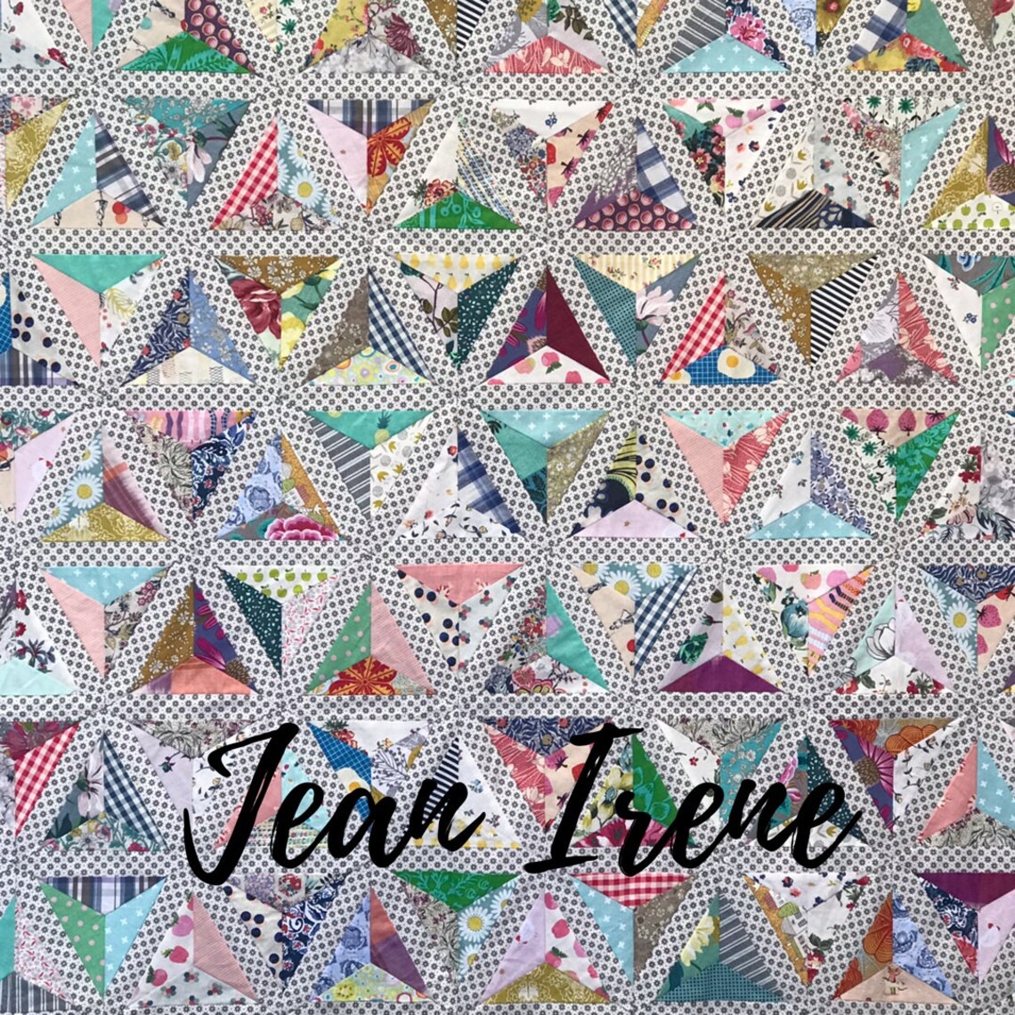 Jean Irene Quilt Pattern and Template by Sophie Dawson of Sew Etsy Canada