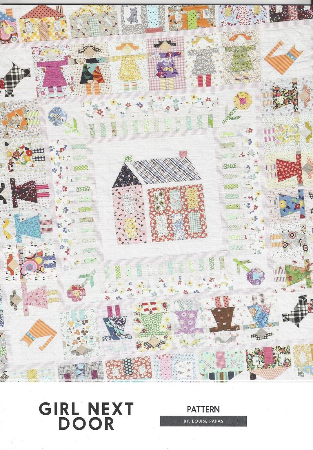 Louise Pappas Girl Next Door Quilt Pattern - Etsy Singapore