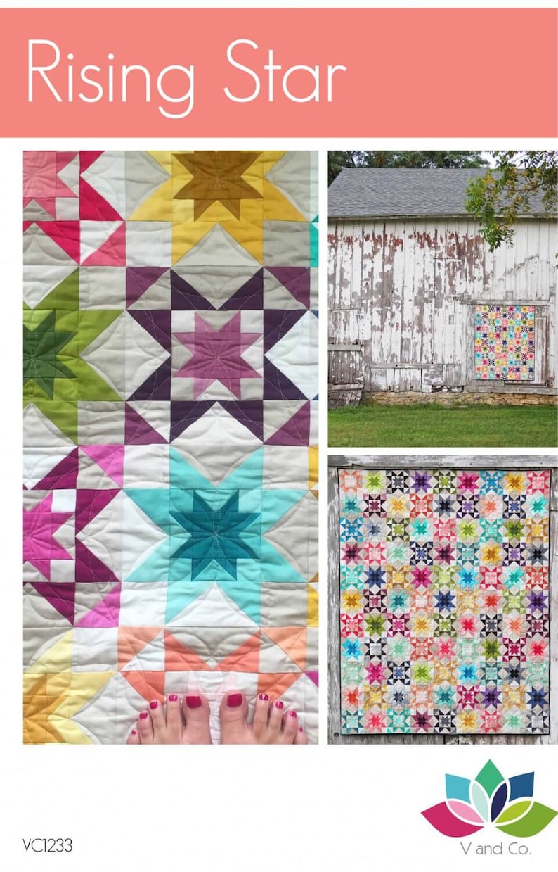 V and Co Criss Cross Applesauce Quilt Pattern ONLY by Vanessa Christenson using MODA Ombre Fabrics VC1232