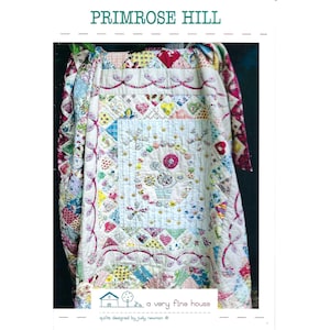 Judy Newman - A Very Fine House - Primrose Hill patroon, papier en sjabloonpakket