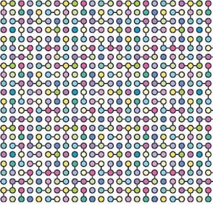 Zest Merriment Rainbow da Modern Quilt Studio para BENARTEX 13570-99 FAT QUARTER