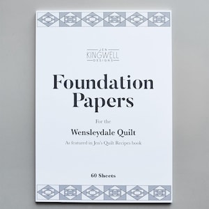 Jen Kingwell Designs: Wensleydale Foundation Papers Only