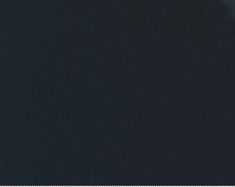 Bella Solid Black FAT QUARTER Moda Fabrics Quilting Fabric M990099