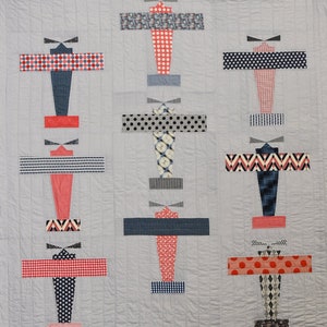 Louise Papas Quilt Pattern Flypast from Jen Kingwell Designs Aeroplanes image 2