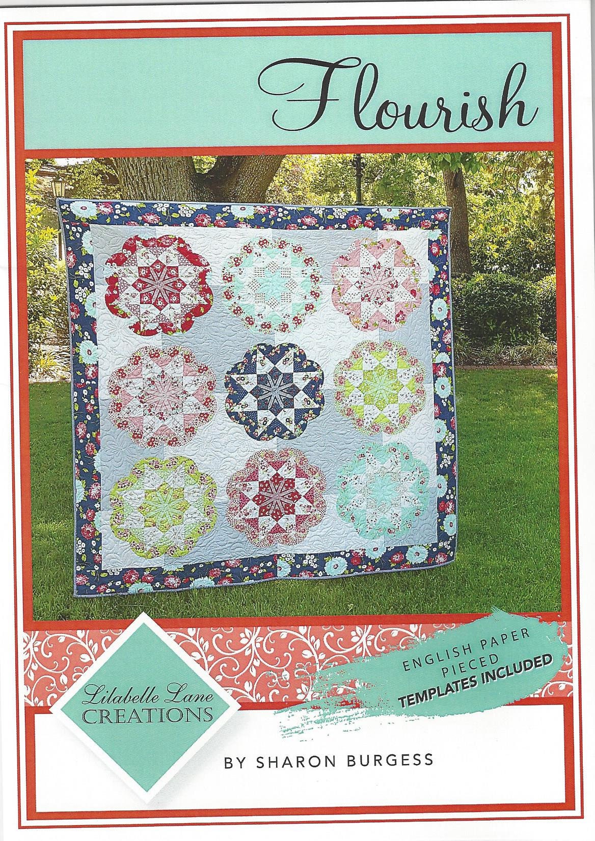 Lilabelle Lane Creations Flourish QUILT PATTERN Includes Etsy