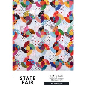 Jen Kingwell Designs State Fair Quilt Pattern or Templates Lethas Electric Fan