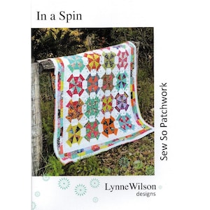Lynne Zement Designs - In einem Spin Quilt Muster und oder einer Vorlage