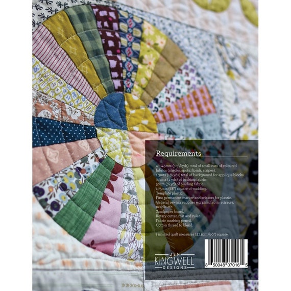 Quilt Recipes Book and Complete Template Set JKD 8717 Jen Kingwell Desi