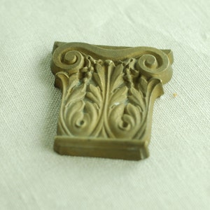 ES100 Antique Hardware French Reproduction 18th century brass furniture trim French decor French vintage restoration hardware salvage antiqu