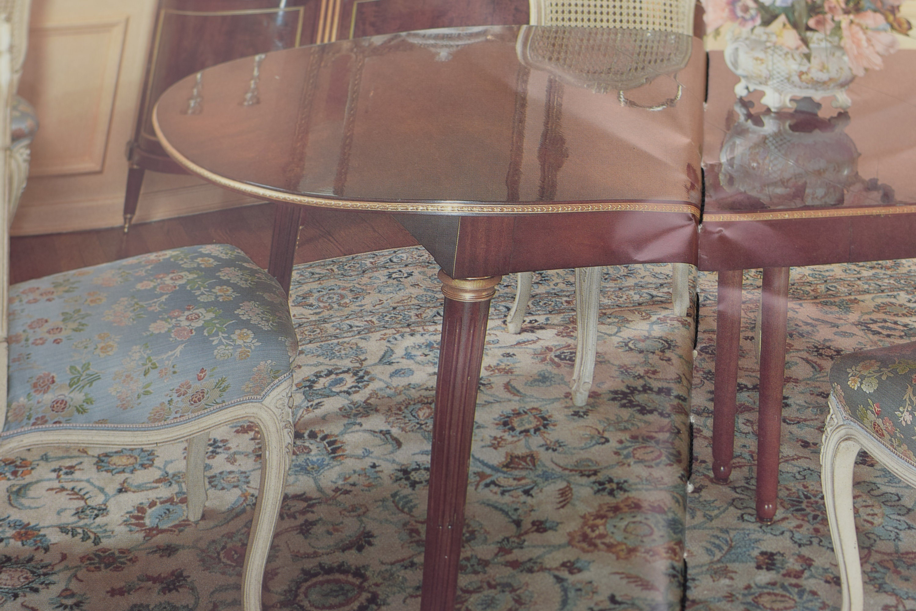 FF134 Antique Furniture Table Leg Ring 18th Century, Pashayan Co