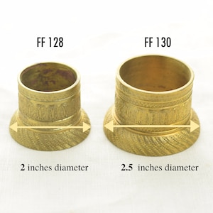 FF128 Antique Furniture Table Leg Hardware - 2 &quot;dia. 18th century, French Reproduction, salvage antique, restoration hardware