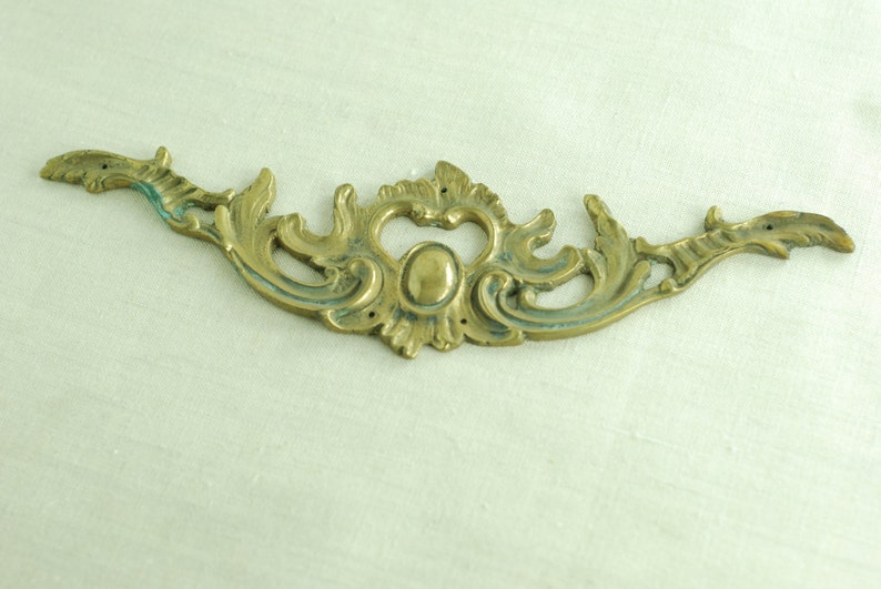 El109 Antique Decorative Furniture Hardware Leaf And Scroll Etsy