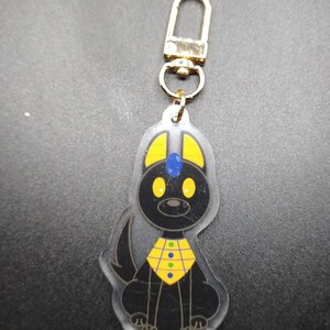 Cryptid cutie critter, Egyptian dog, acrylic keychain