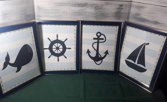Coastal Wall Art Printable Nautical Nursery Bedroom Wall - Etsy