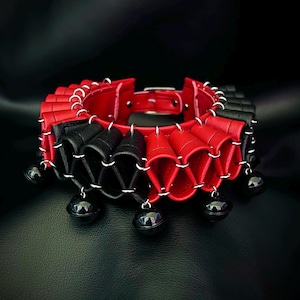 Black & Red Clown Collar