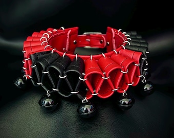 Black & Red Clown Collar