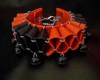 Black & Orange Clown Collar