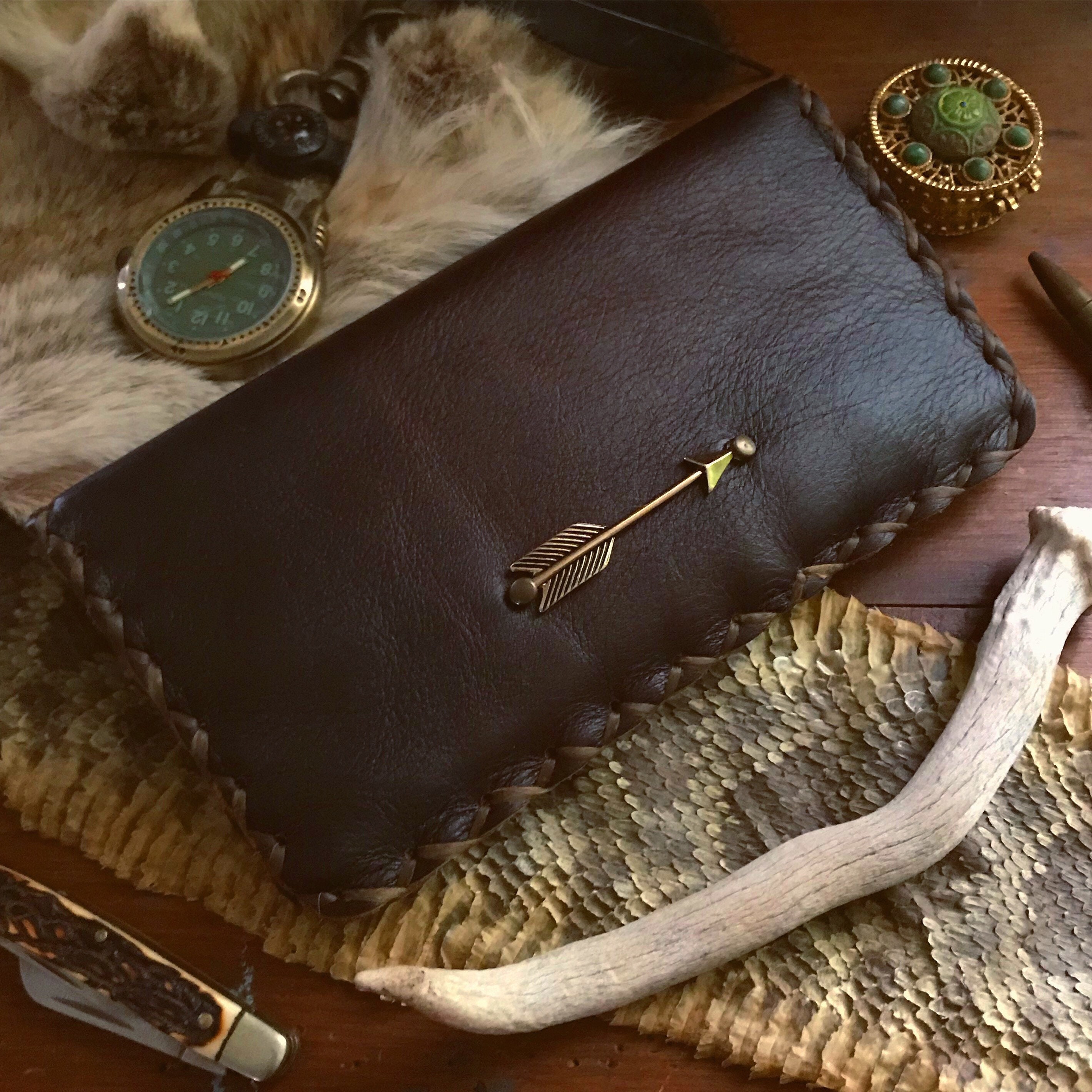 Portefeuille Goldpfeil En Cuir Bleu - Neuf Avec étiquettes - Pour Homme