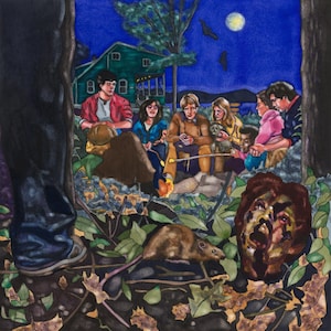 Friday the 13th Part 2 Art Print – Jason Voorhees Watercolor – Camp Horror Decor – Slasher Movie Wall Art – 80s Horror Fan Gift