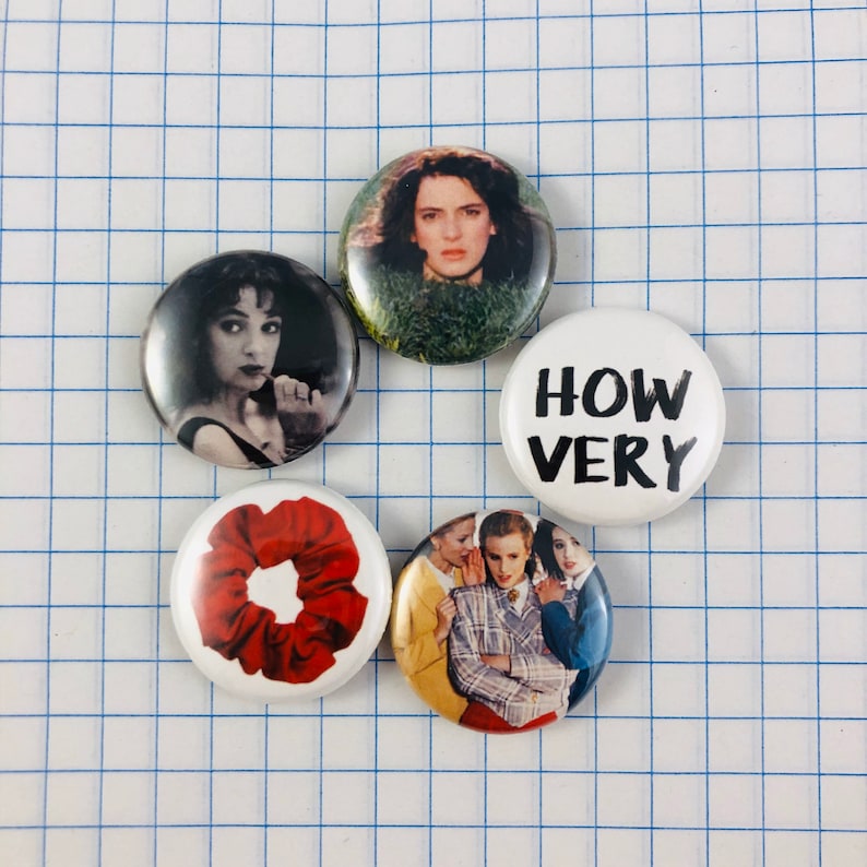 Heathers Pins Veronica Sawyer Heathers The Movie Etsy