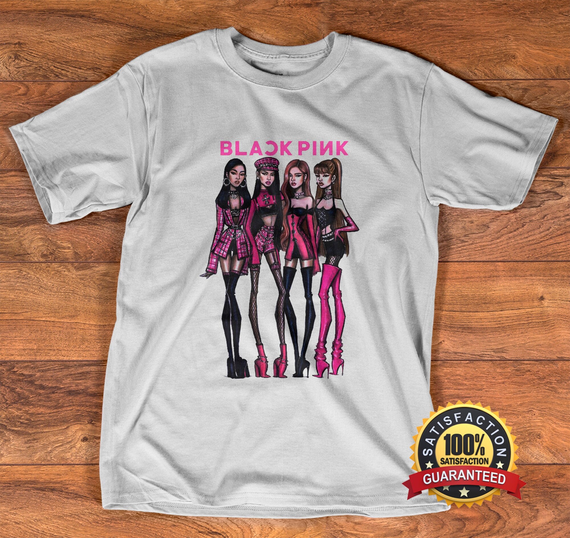 Discover Maglietta T-Shirt Blackpink In Your Area Uomo Donna Bambini Art Print Korea Gift