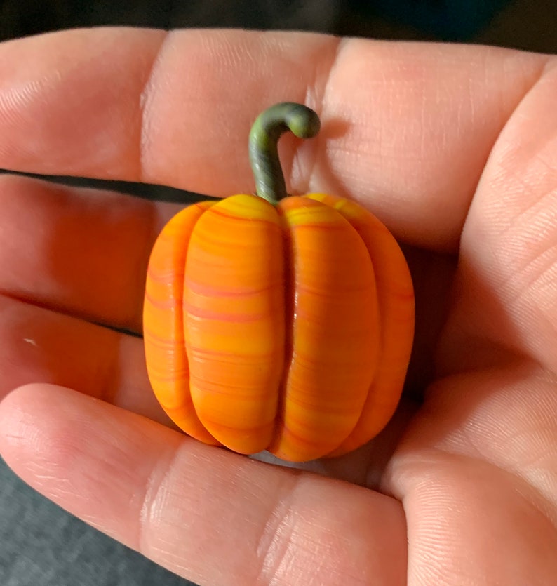 Handmade Mini Glass Pumpkin-Fun Handmade Lampwork Pumpkin in | Etsy