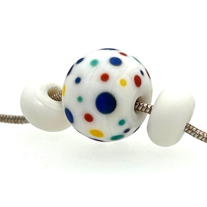 Handmade Glass Bead/Lampwork Glass Bead Set/Sparkly Dark Cranberry Glass Beads