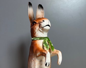 Popposter Bunny Easter Bunny Cardboard Easter Rabbit Candy Container Embossed Cardboard papier-mâché #001
