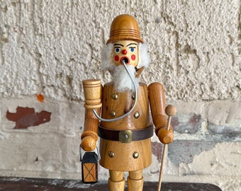 Smoking man night watchman smoker wooden figure figure Erzgebirge 3