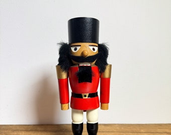 23 cm nutcracker soldier wooden figure Erzgebirge 80s