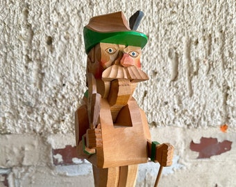 Nutcracker wooden figure carved figure Erzgebirge GDR