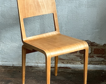 Erich Menzel veneer Hellerau chair 1950s design classic RAR 1.3